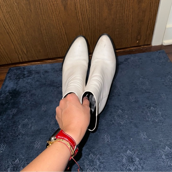 Alexander Wang Size 7.5 White Booties - Picture 2 of 7